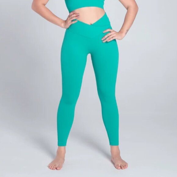 Cosmolle Pants - Cosmolle Premium Seamless Crossover Leggings - XL